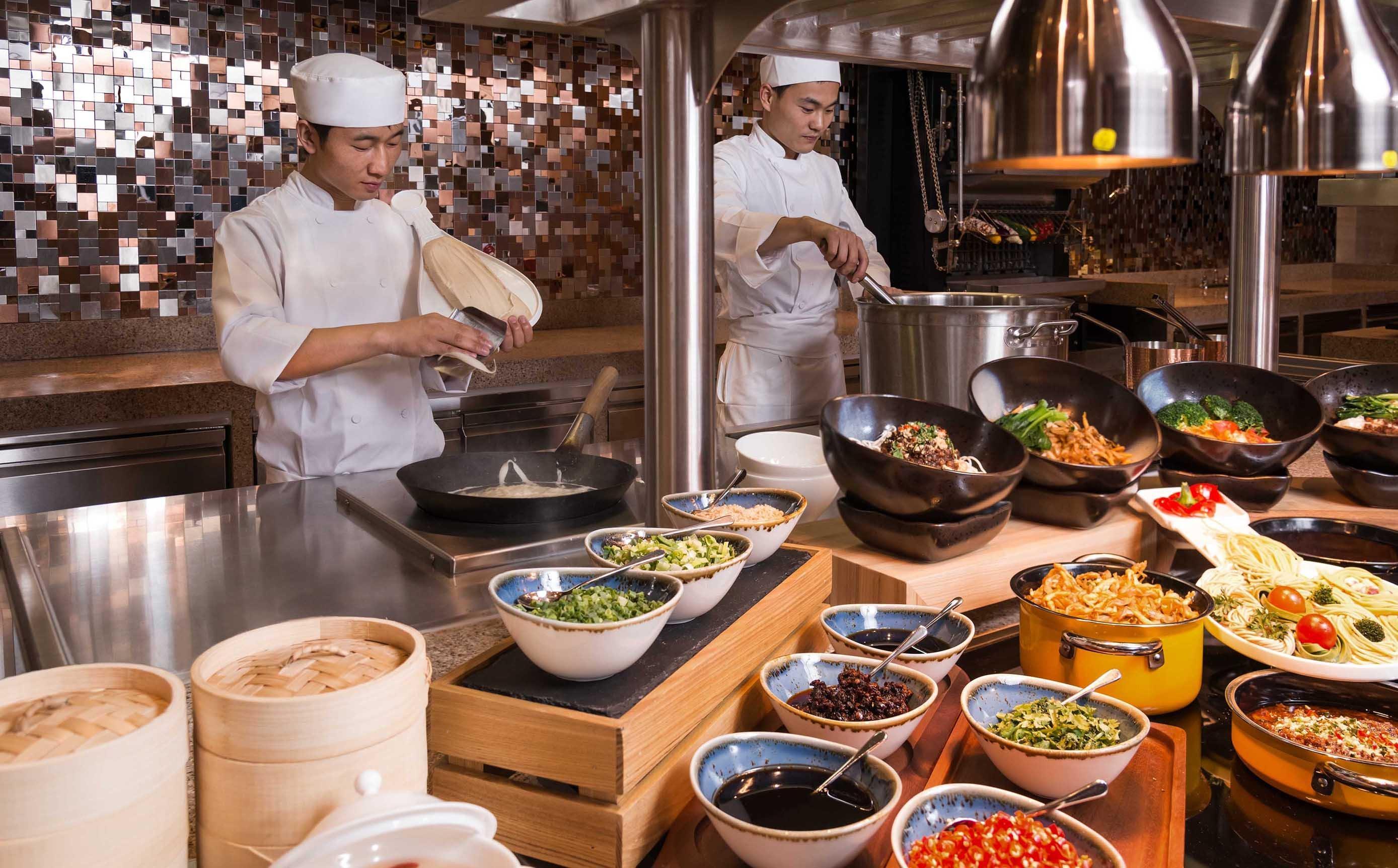 Crowne Plaza Macau By Ihg Otel Dış mekan fotoğraf Live kitchen